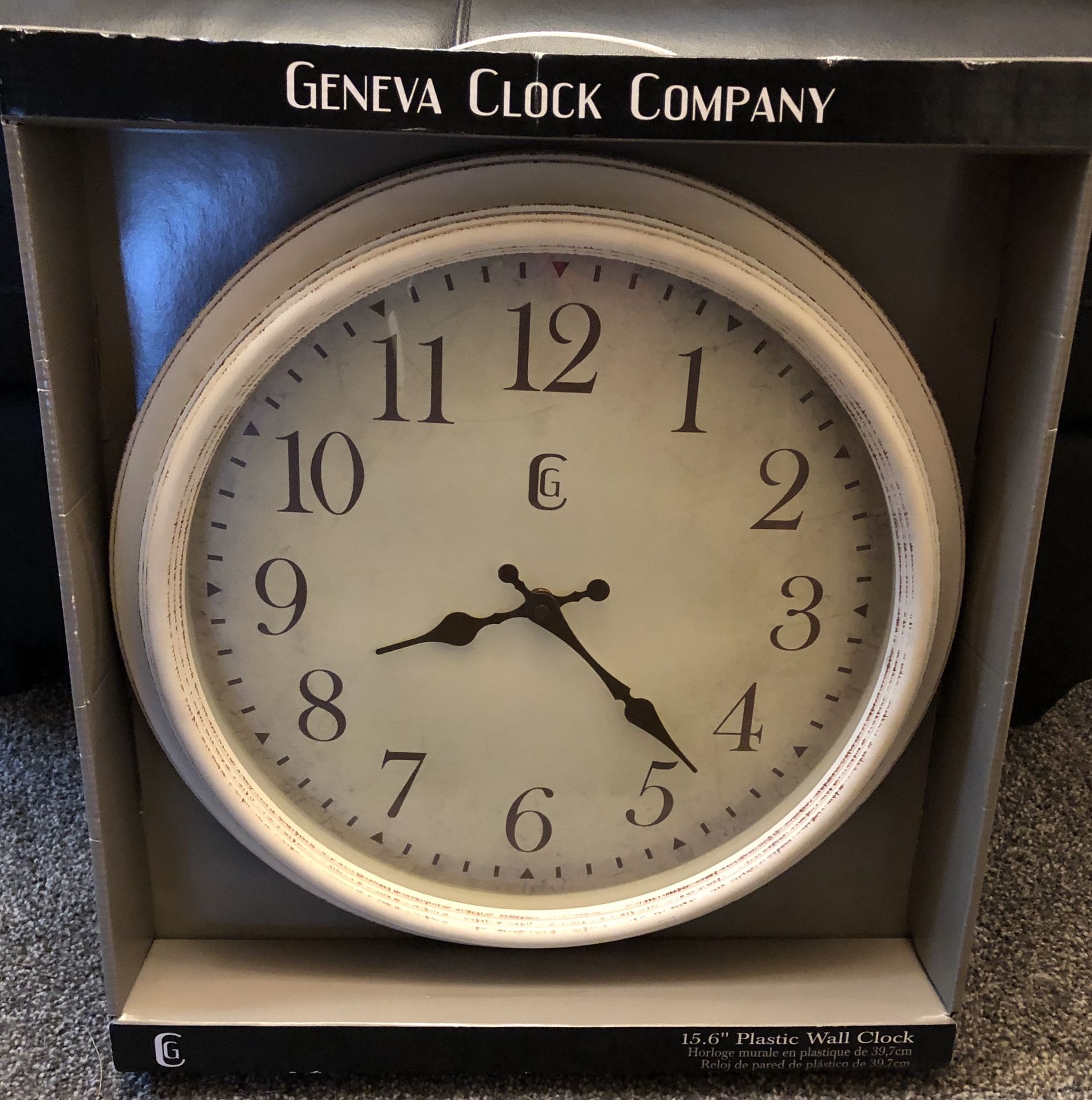 New ,Geneva , large Antique White Clock