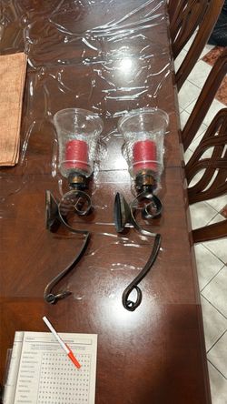 Wall Candle Sconces Set of 2