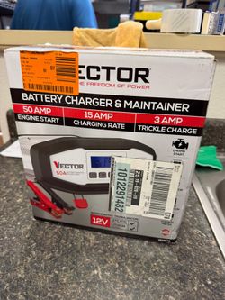 Vector 50A Battery Charger & Maintainer (Model: VECBC50).
