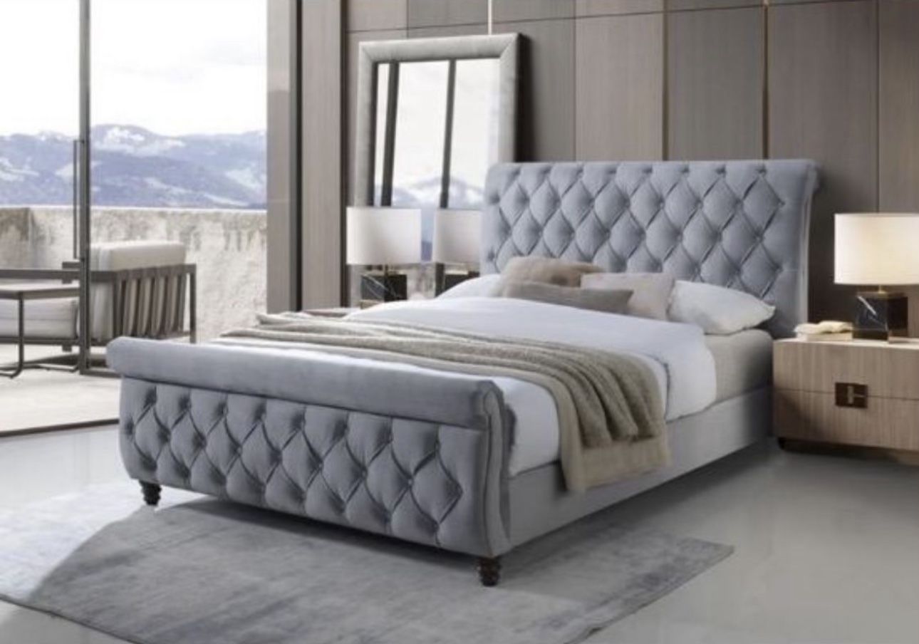 King Gray Bed frame Only $299