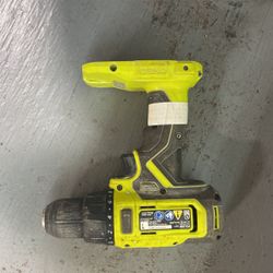Ryobi PCL206 Cordless Drill 18 volt 1/2 in Drill Driver Nice A-38