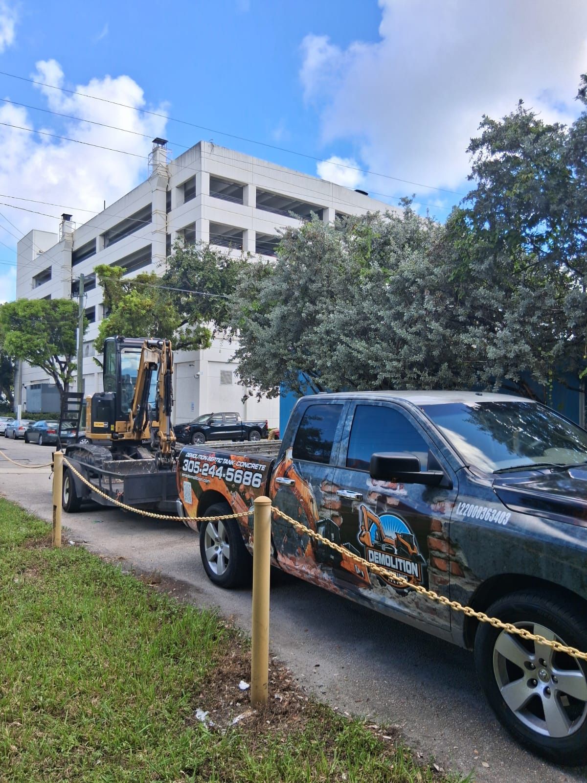 Bobcat Excavadora Volteó