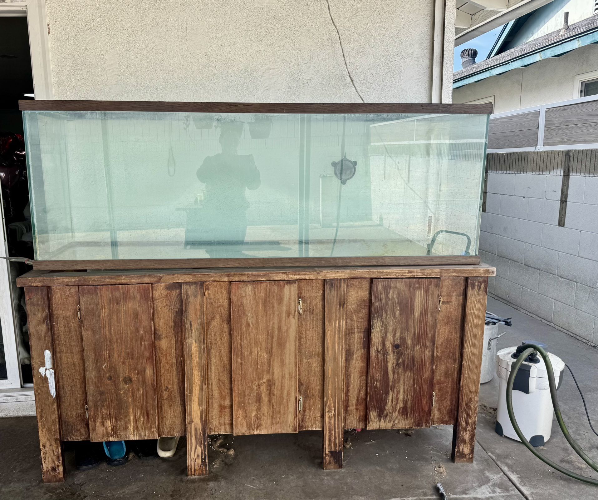 150 Gallon Aquarium with Stand & Filter β 6FT Tank