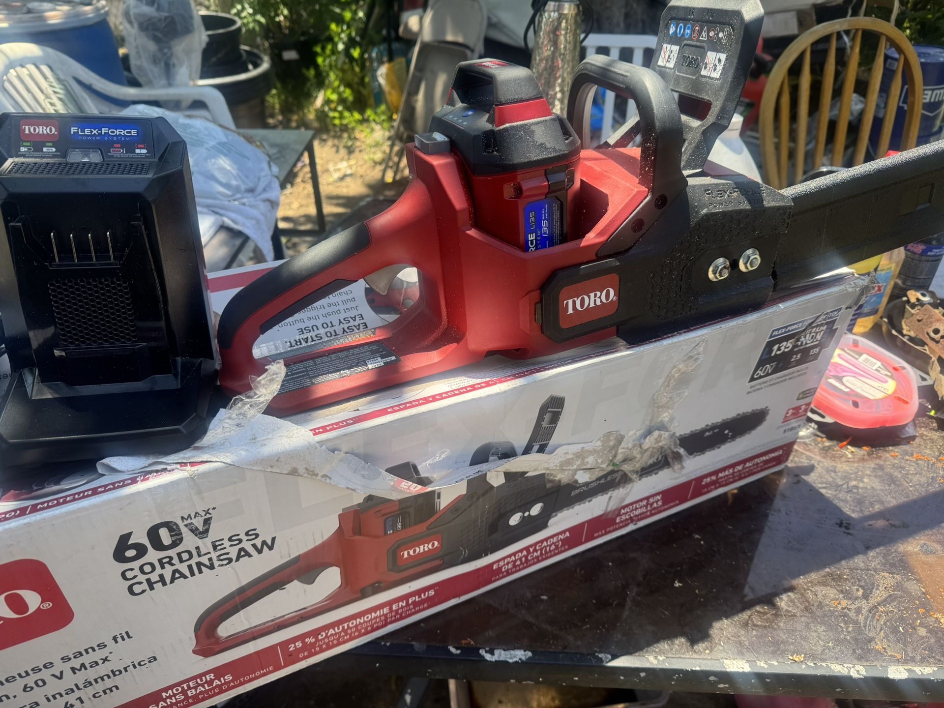 Toro Chainsaw 60v Battery Power