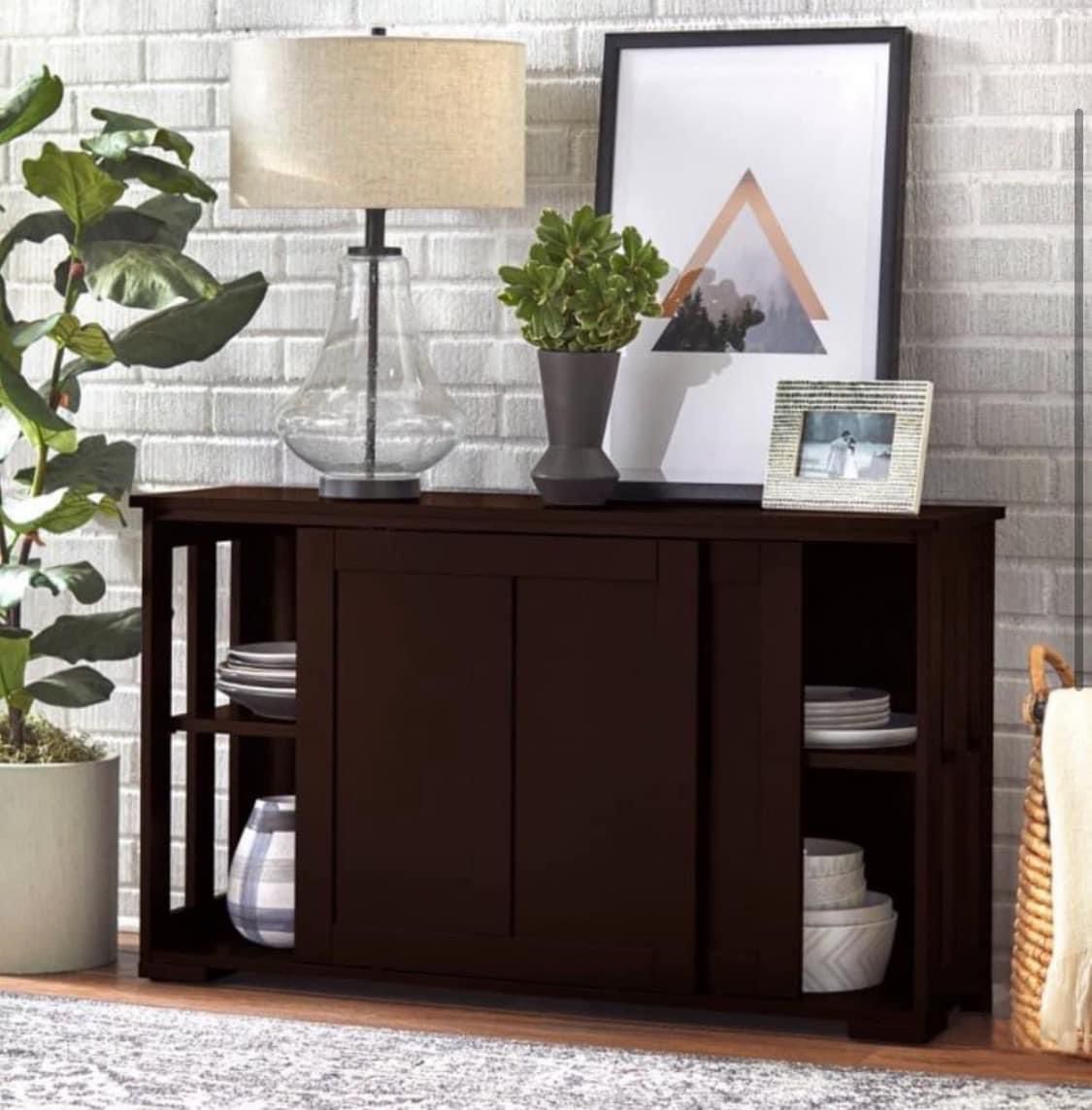 New Storage Cabinet Buffet Server Entryway Console Table