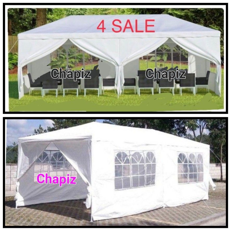 10x20 Canopy Waterproof Tent UPF 50+ All Wether Waterproof Outdoor Wedding Party Tents Canopy Gazebo