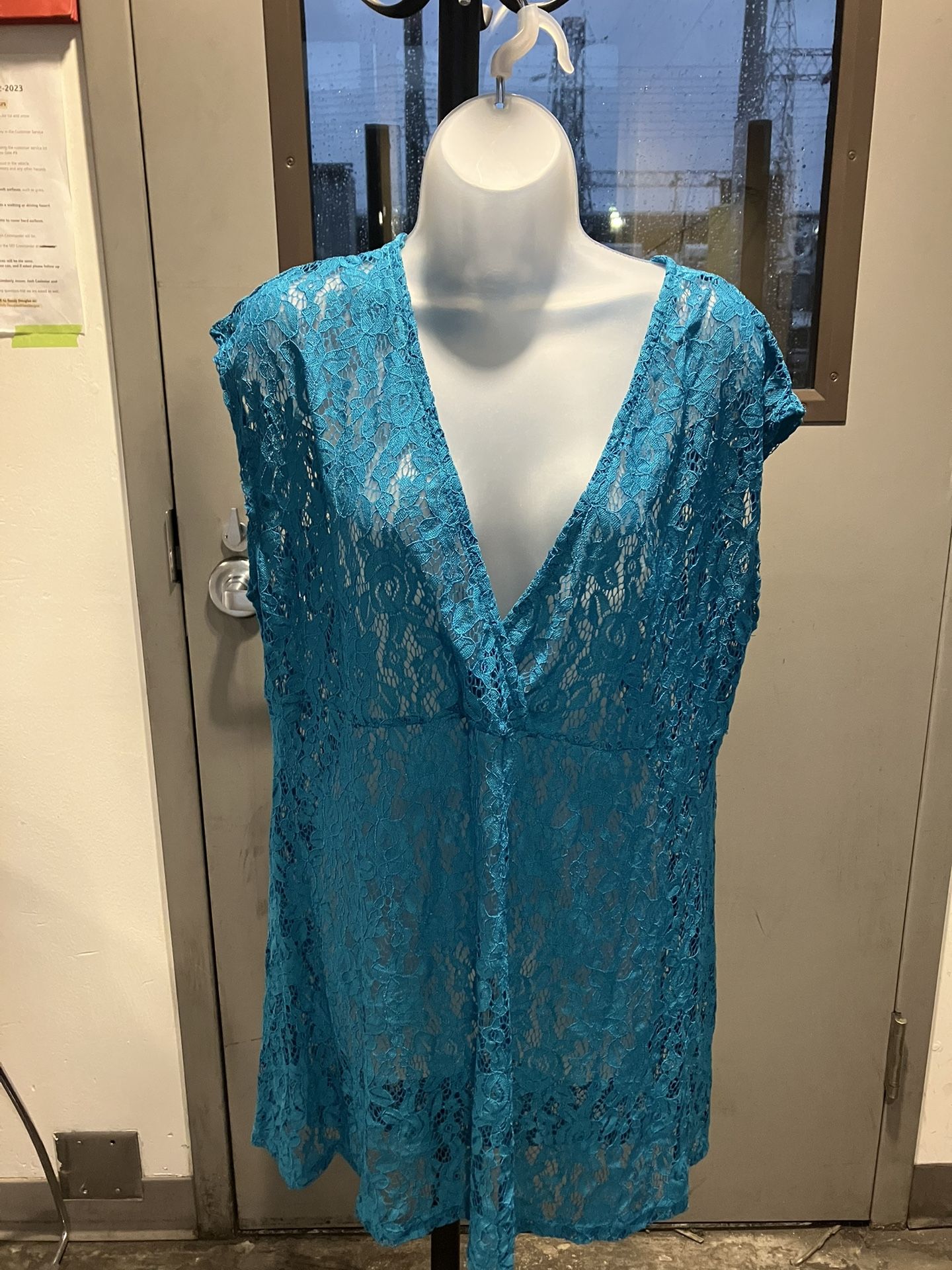 Lace Beach Cover Up Dress