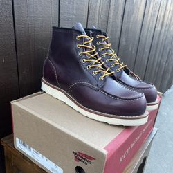 Red Wing 8847 Black Cherry Excalibur Leather SIZE 8D