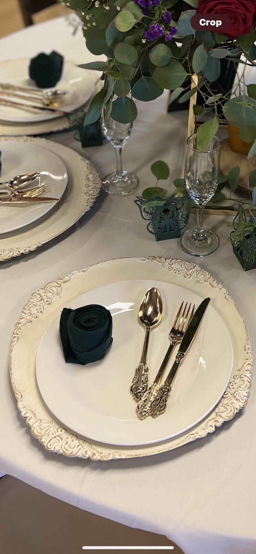 Vintage Charger Plates