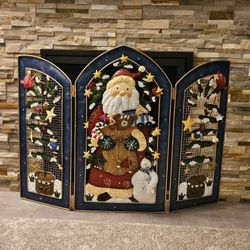 Holiday Fireplace Screen 