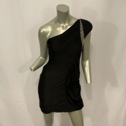 Laundry By Shelli Segal One Shoulder Mini Cocktail/ Party Dress 6