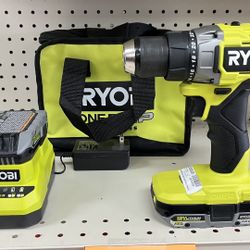 Ryobi Drill 2 batteries