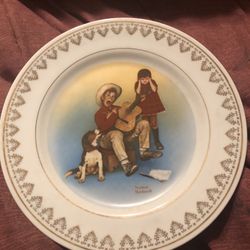 Norman Rockwell Plate