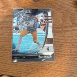 2020 Prizm Draft Picks Blue Wave Josh Allen Rookie 56
