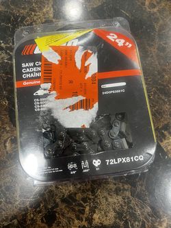 24 in. 72LPX Chisel Chainsaw Chain with 81 Drive Links Used with 24D0PS3881C ECHO Chainsaw Guide Bar