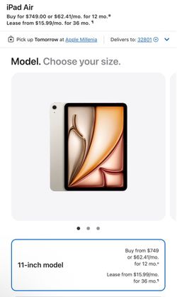 iPad Air 11 inch m4 chip