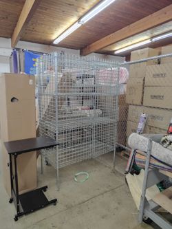 Metal cage storage