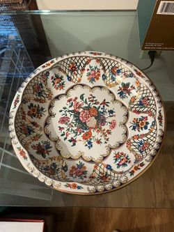 vintage tin bowl 1971