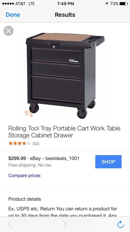Hyper Tough 3 Drawer Project Center