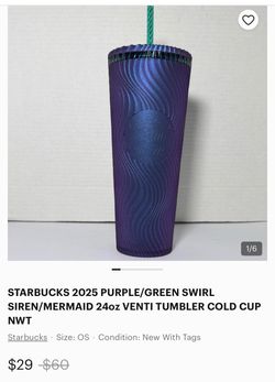 Starbucks 24oz Venti Cold Cup Tumbler