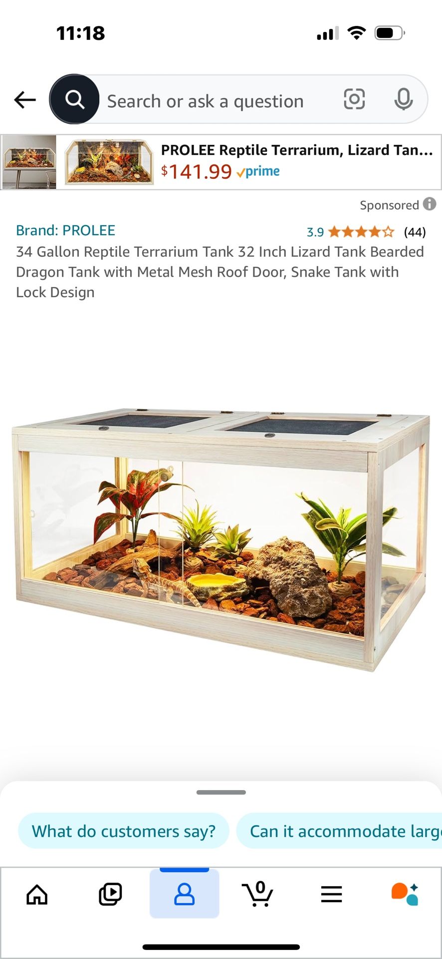 Reptile Tank