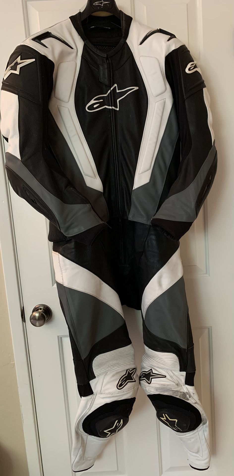 Alpinestars Motorcycle Two Piece Race Suit - RC-1 (Size 42/USA; Size 52/EUR)