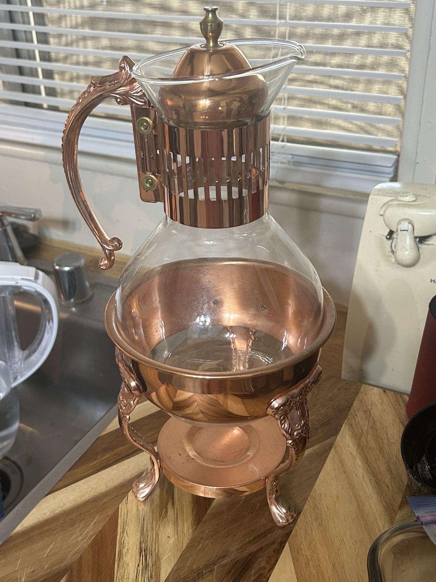 Coffee Carafe Princess House copper