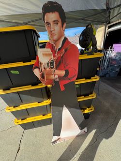 Elvis cardboard cutout