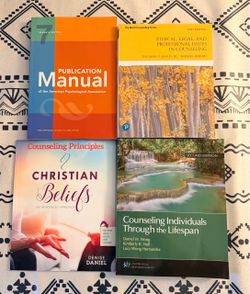 Lot of 4 Counseling Textbooks