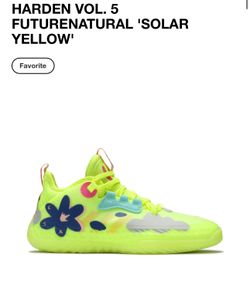 2021 Harden Vol. 5 Futurenatural 'Solar Yellow'
