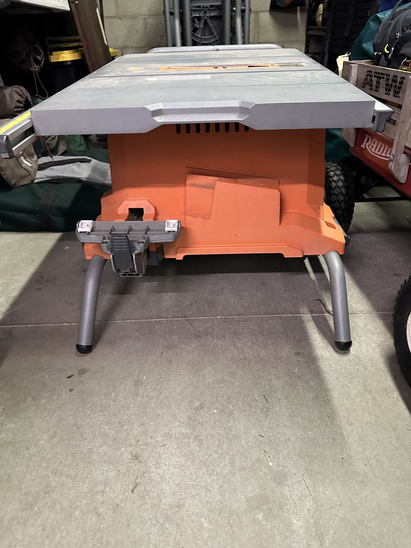 Table Saw And Sliding Miter Saw