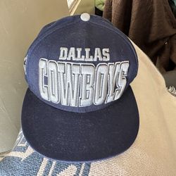 Dallas Cowboy Cap In Excellent Condition Size Small- Medium