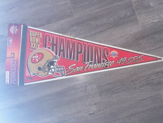 Vintage San Francisco 49ers Super Bowl XXIX Pennant