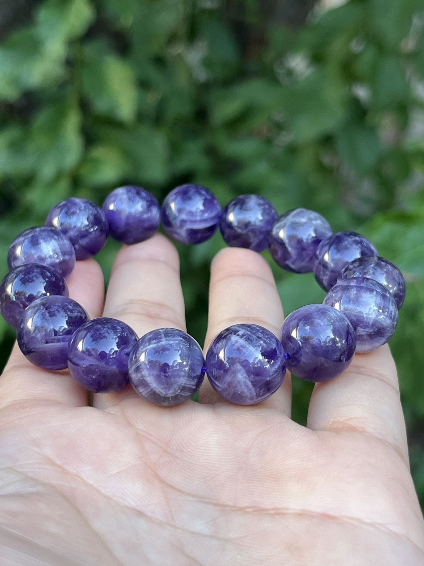 14mm Stretchable Dream Amethyst Bracelet