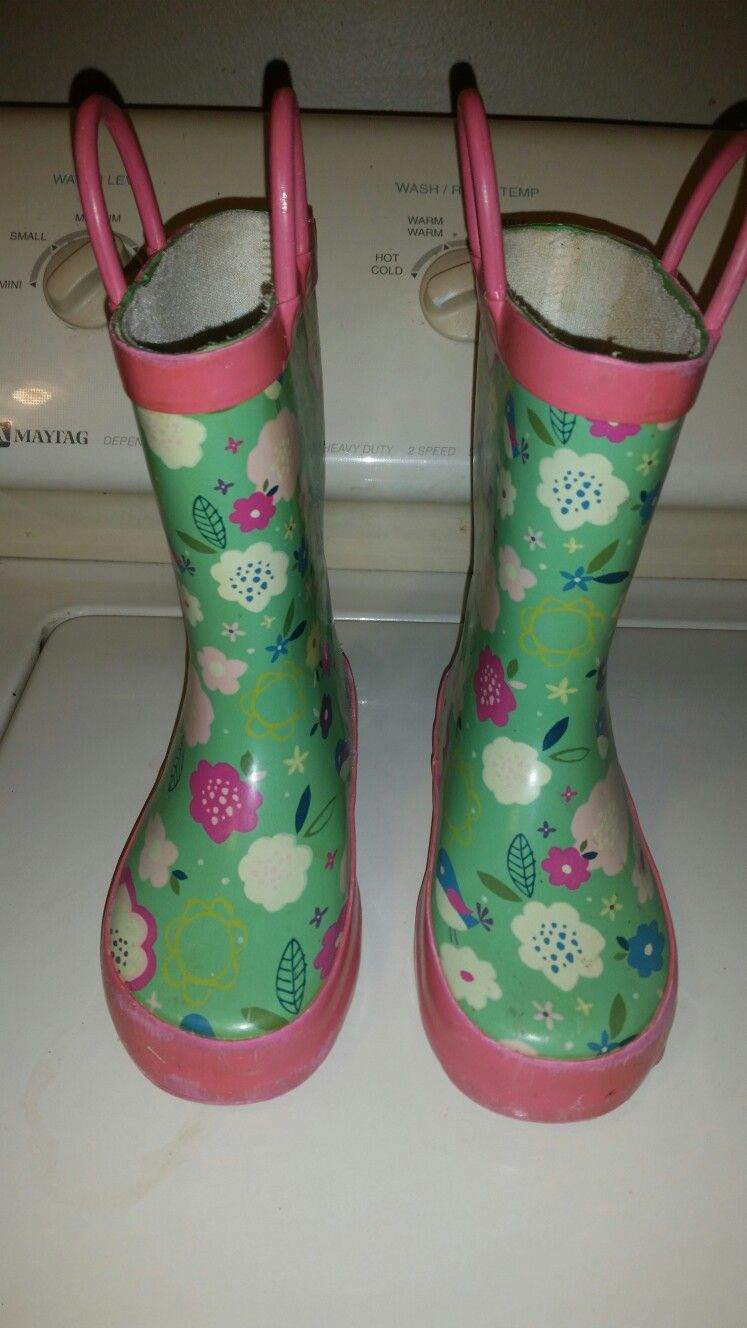 Girls Rain Boots Size 25/8