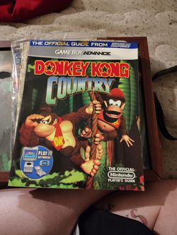 Game boy advance donkey Kong country official Nintendo players guide