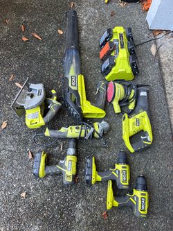 Ryobi Corded and Battery powered tools