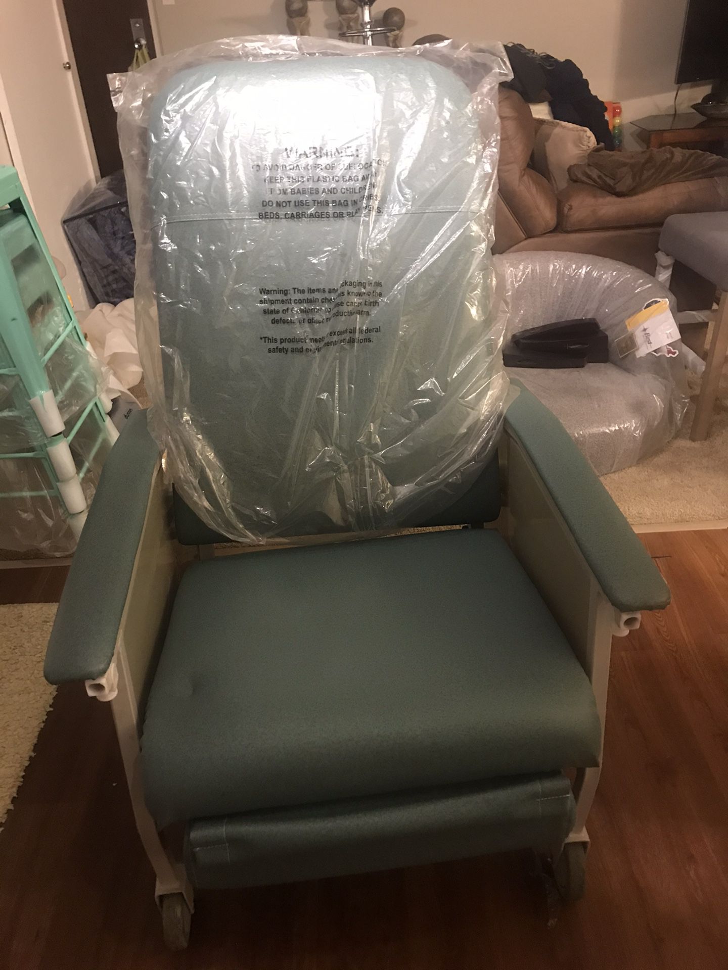 Drive Medical Clinical Care Geri Chair Recliner, Jade