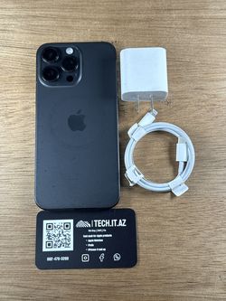 📱 iPhone 15 Pro Max | 256GB | Black Titanium | Cricket Only | Hablo Español