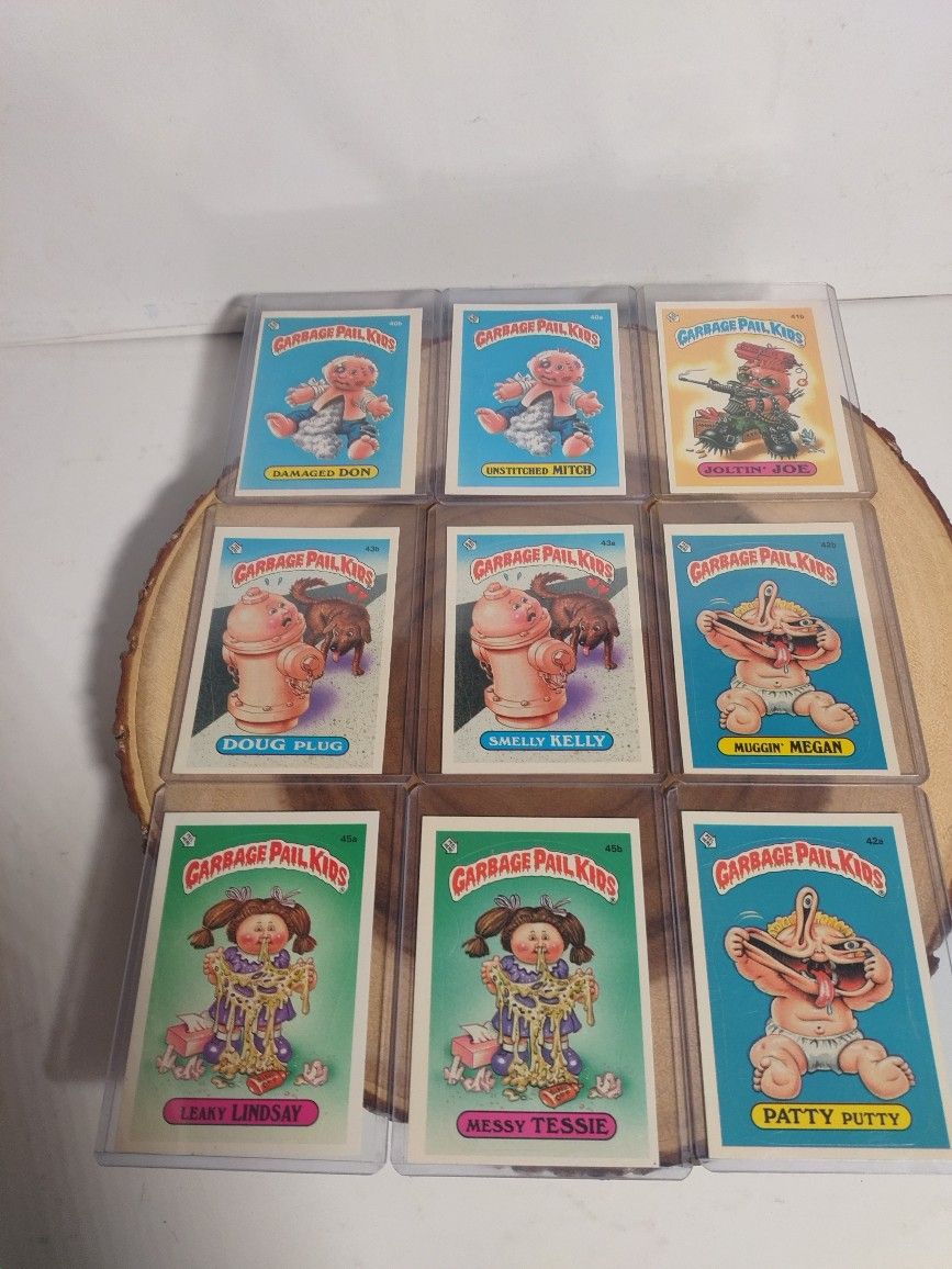 Series 1 /1985 Garbage Pail Kids Cards 9 Total