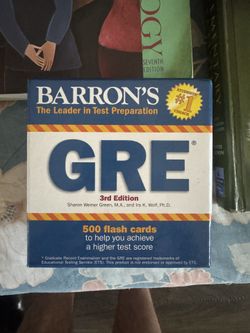 GRE Test Prep Cards