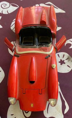 Vintage old three big toy cars