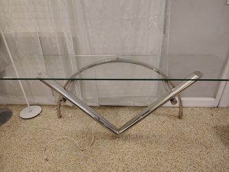 Decorative Table in Chromed Stainless Steel