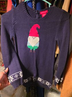 Jingles and Joy navy blue dress size 7