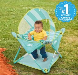 Bright Starts Baby Pop-Up Floor Seat with Canopy