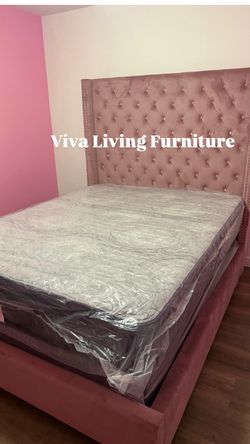 Hermosa Cama Rosada con Colchón 🌺🌹🌺😎😍🍀✨🥸