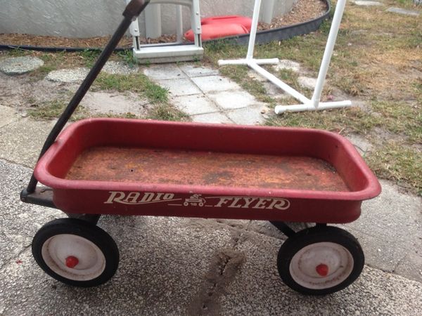 Vintage radio flyer wagon