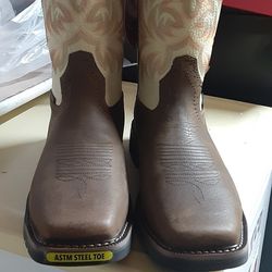 New  Justin Work Boots