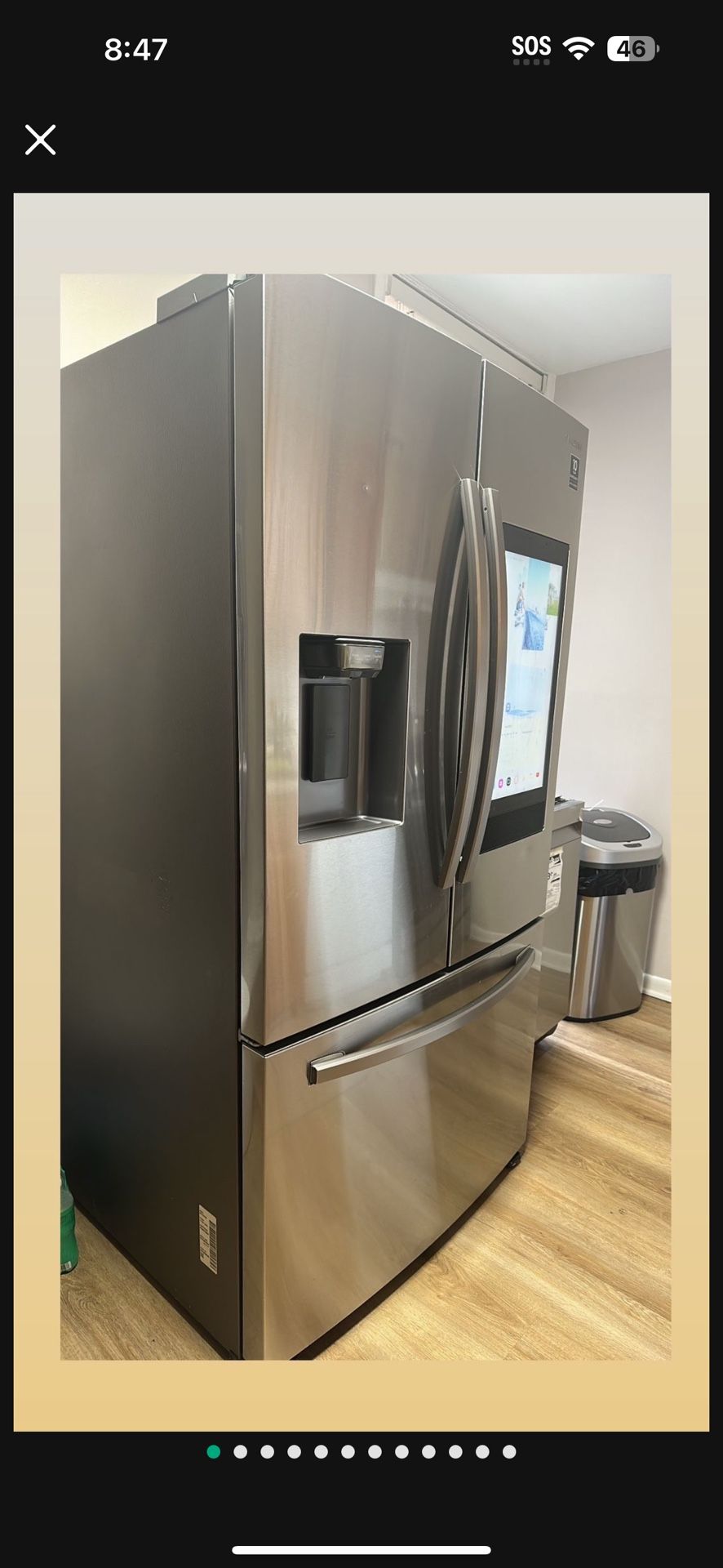 Fridge With Tablet-Samsung--Works Perfect-Nothing Is Wrong With It-Moving And Can’t Take It With Me