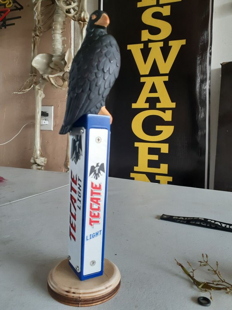 Tecate light tap handle